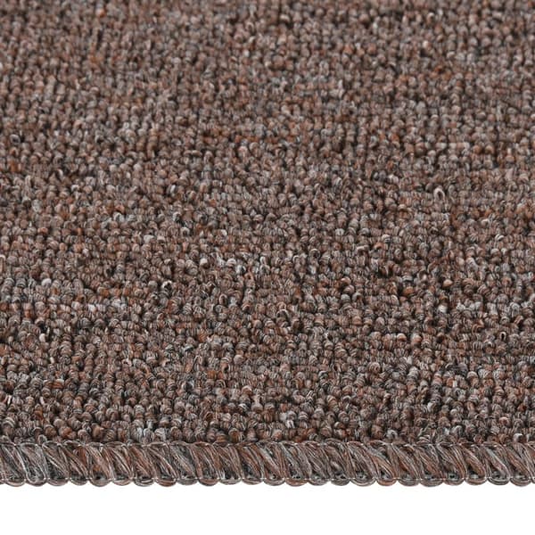 vidaXL Trappetrinnmatter 15 stk 75x20 cm brun rektangulær Brun brown