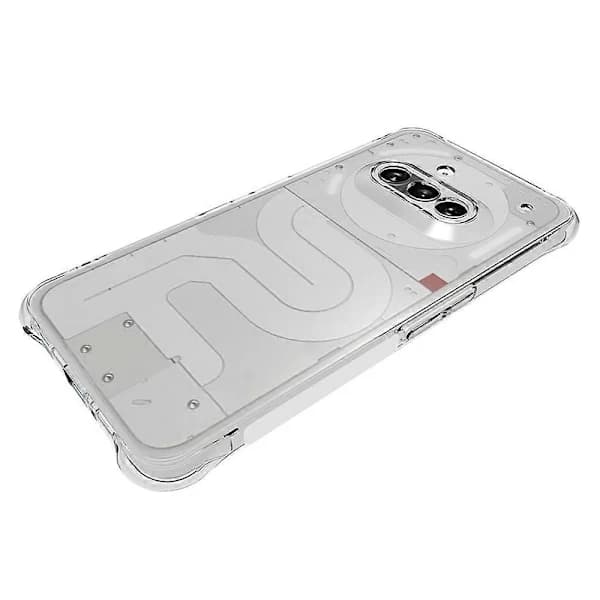 For Nothing Phone (3a) TPU Mobilskall Sklisikkert Transparent Mobiltelefonbeskyttelse
