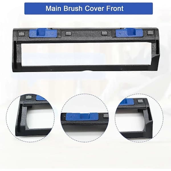 Main Brush Cover for Ecovacs Deebot X5 Omni, X5 Pro Robot Vacuum Cleaner, Roller Brush Replacement Accessories