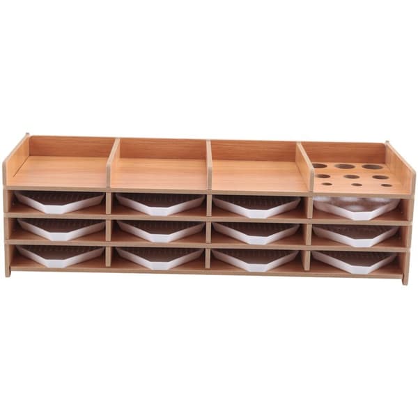 5D DIY Diamant Multi-lager Holder Maleri Værktøj Opbevaringsbakke Bor Pen Organizer Broderi Dele-Stil 1, 16 Gitre