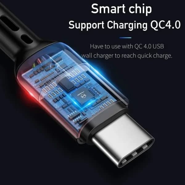 Spiraali USB Type-C -kaapeli, USB-kaapeli sisäänvetotoiminnolla, USB Type-C