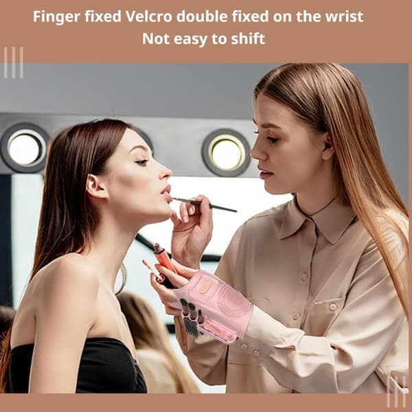 Silikon Makeup Hjälpmedel för Handled - Vikbar Silikonpalett - Makeup Handledsstöd
