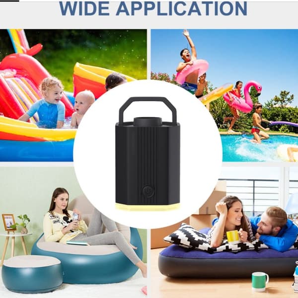 Inflatable pump built-in USB power supply air cushion swimming ring inflatable sofa electric charging pump