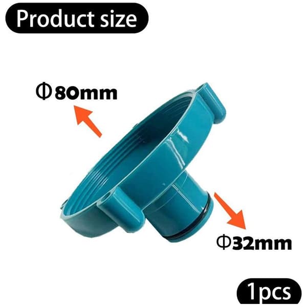 Bassengvakuumadapter 80 mm til 32 mm