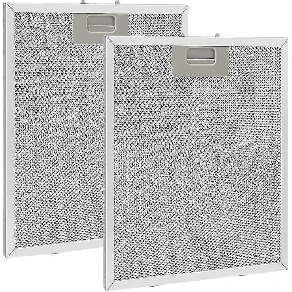 2-pak aluminium fedtfilter til emhætte 320 x 260 mm sølv