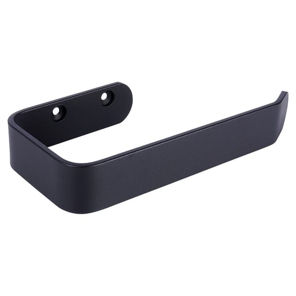 Elegant sort toiletpapirholder med monteringsdele