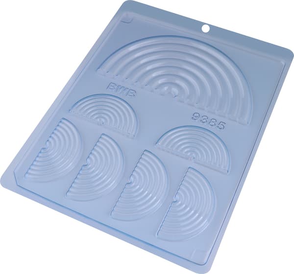 Pralineform Regnbue Chokoladeform - BWB 9385 Transparent transparent