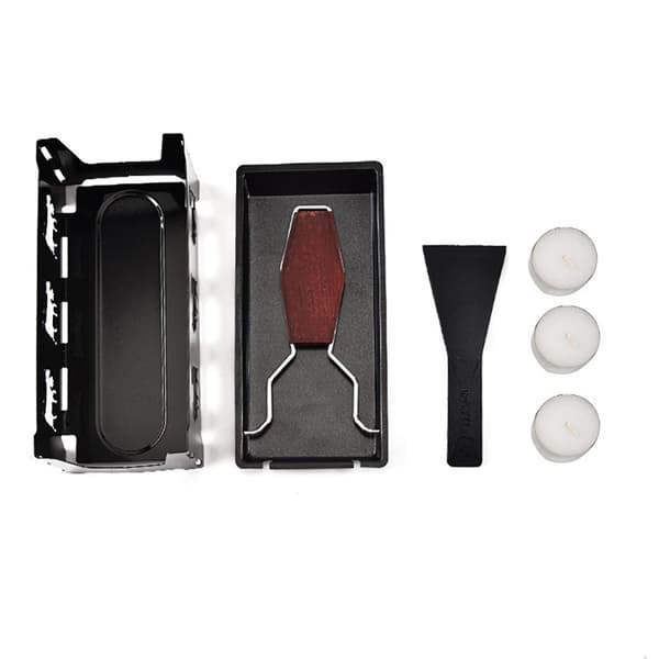 Portable raclette set / mini raclette with tea lights / raclette