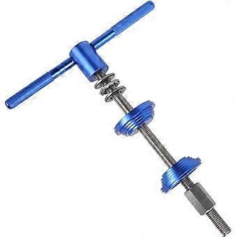 Bicycle Headset Press Tool Kit for Mountain Bike, Alignment Gauge, Blue