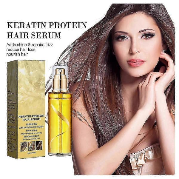 Keratin Protein Hårvårdsserum för lockigt frisskontroll Utjämnande serum 26s