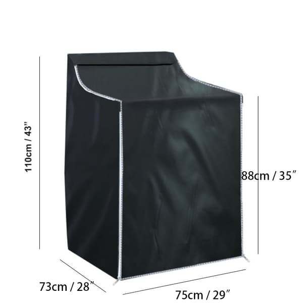 Washing Machine Cover Fits Most Top-Load Washers/Dryers