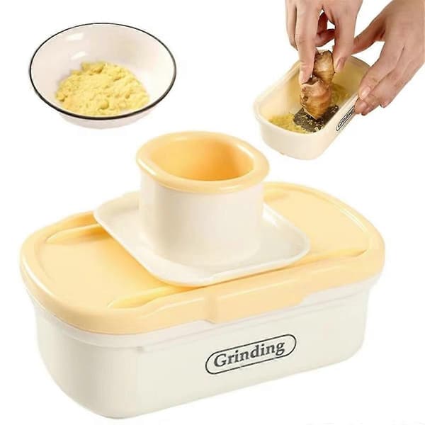 Multifunctional Garlic Chopper - Manual Vegetable Slicer, Compact Kitchen Tool for Garlic, Ginger, etc.
