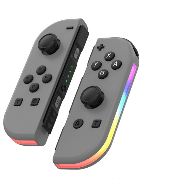 Trådlös handkontroll yhteensopiva Nintendo Switch, Oled, Lite Gamepad Joystick (l/r) Ersättning ja Rgb höger Gray