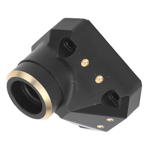 Brass Diff Cover Front Rear Axle Diff Bridge Cover Axle Housing Differential Protector for Capra 1/10 RC Car Black