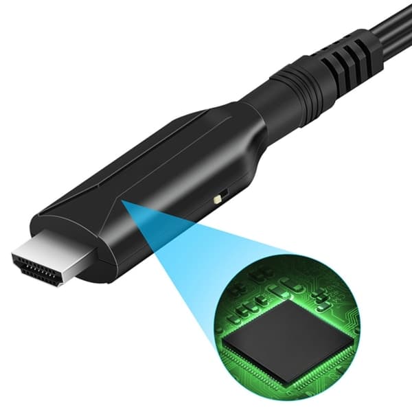XBOX til HDMI-kompatibel omformer videoboks lydadapterkabel for PC-projektor