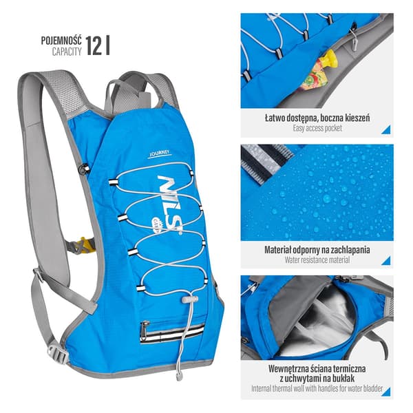 Journey Blå Löparryggsäck 12 L Vattentät Nylon