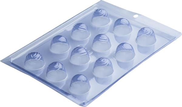 Pralinform Kuppel Sjokoladeform - Porto Formas 518 Transparent transparent