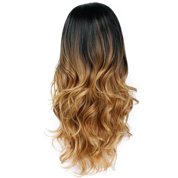 Wavy Heat-Resistant Synthetic Wig Silver Grey Ombre