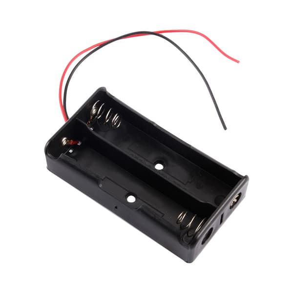 18650 Genopladelig batteriholder opbevaringsboks med ledning