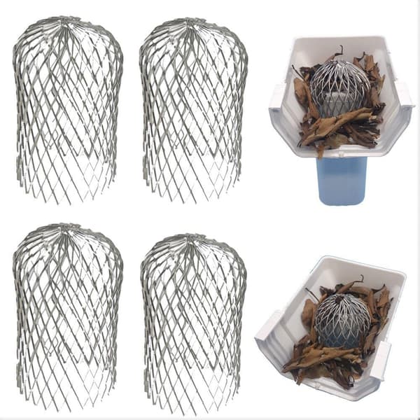 4-pack Rännskydd Expandera Aluminiumfilter 3 tum