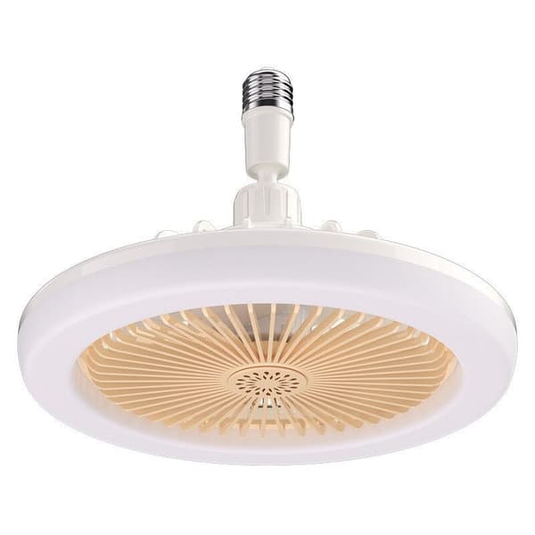 Ceiling Fan with Lighting and Remote Control LED Ceiling Fan E27 A Dimmable 30W Silent Ceiling Fan with Built-in Timer Wall Fan for Room,