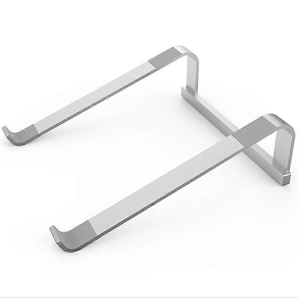 Stationær bærbar computerstander Stabil stander Ergonomisk aluminium computerstativ Bærbar kølestander (sølv)