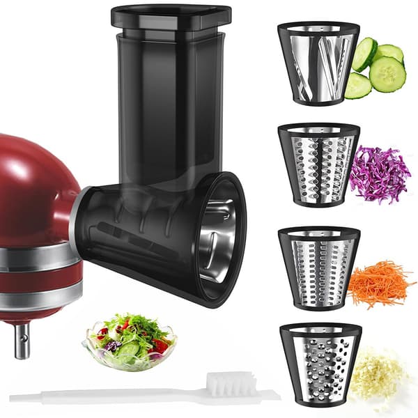 Grønnsakskutter og rivjern 4-deler til KitchenAid kjøkkenmaskin