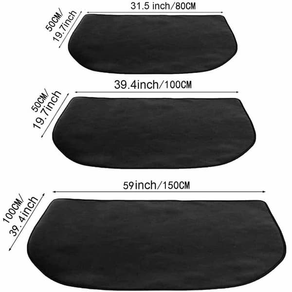 Fireplace Fire Mat, Surface Protection, Flame Retardant -FX-