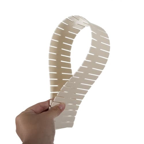 Justerbare skuffeopdelere, 4-pak, beige