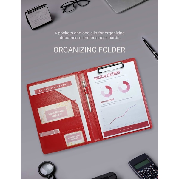 A4 Pärmmapp Portfölj Möte För Anteckningsblock