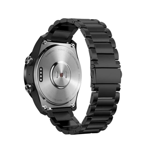 Luksuriøst Metalarmbånd i Rustfrit Stål - Sort (22 mm)