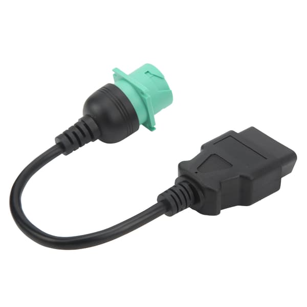 OBD2 Lastbilsdiagnosekabeladapter 9-bens han til 16-bens hun-stik Erstatning for Cummins Dieselmotor