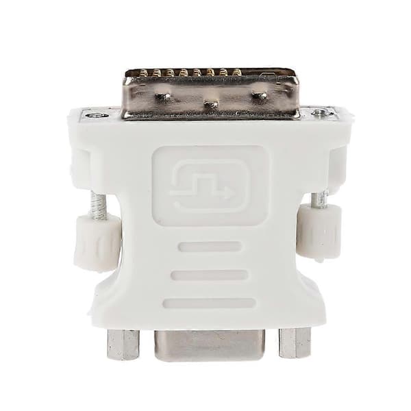 DVI til VGA Adapterkabel Han til Hun DVI 15 Pin til VGA Konverter Adapter til HDTV Skærm Computer PC Laptop Adapter