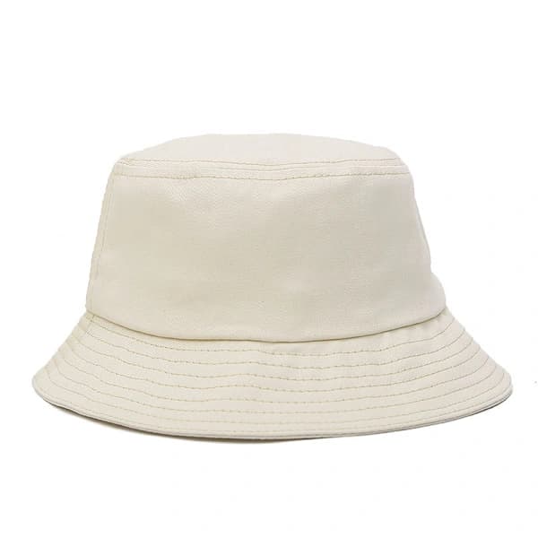 Bomuldshat, unisex, solhat, vendbar, fiskehat