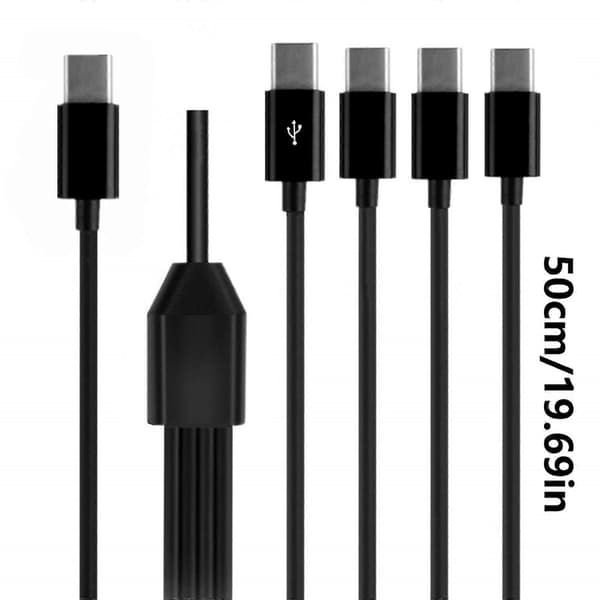 USB C Splitterkabel USB C-kabel Ideel til Type C-interface Smartphones USB A til USB C Splitterkabel 50cm/150cm/200cm 2m 1 med 6 2m 1 with 6