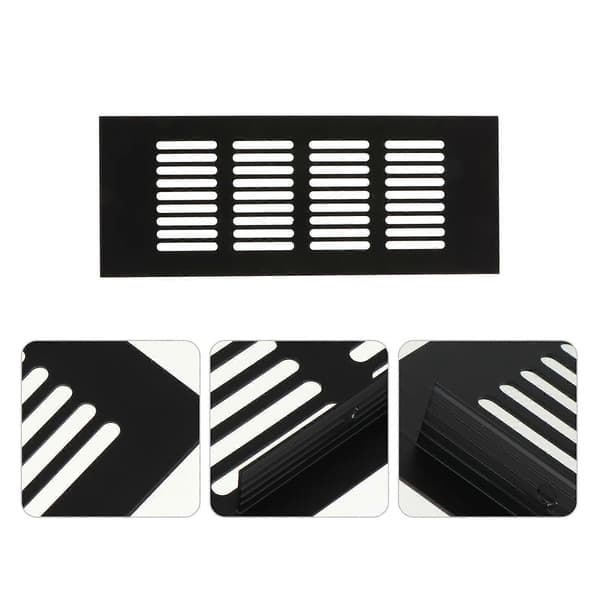 4 stk. aluminiumslegering luftriste ventilationsriste til møbler, garderobeskabe, skoskabe
