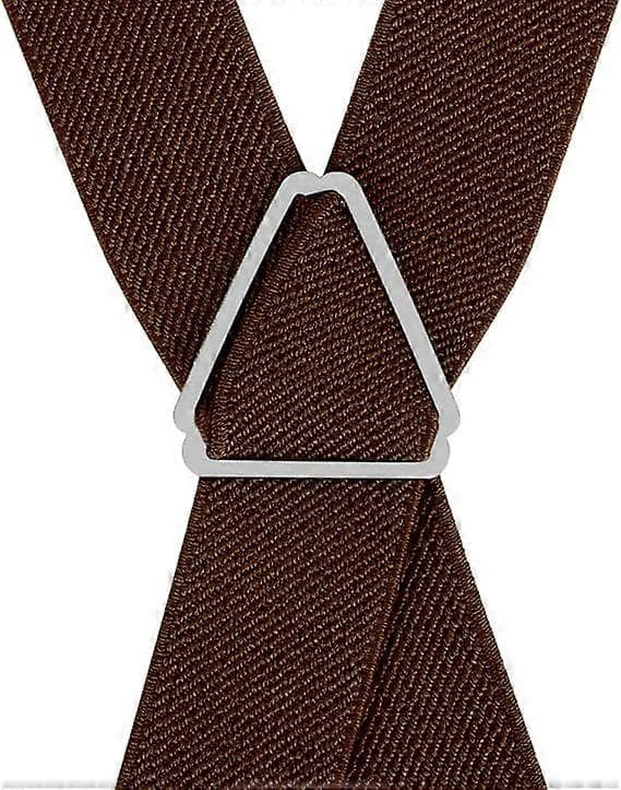 Herreseler X-form 4 clips justerbare elastiske polyester metalklips 32-43 tommer/80-110 cm