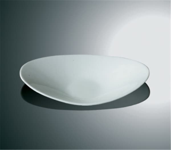 Stor Porselensfat - Oval - 3-pakning Vit 3000