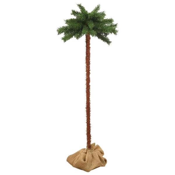 vidaXL Artificial Palm Tree with LEDs 210 cm Grön 2850