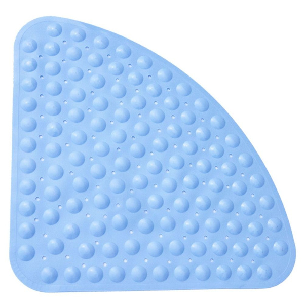 Dusjmatte Hjørnebadmatte BLÅ blue