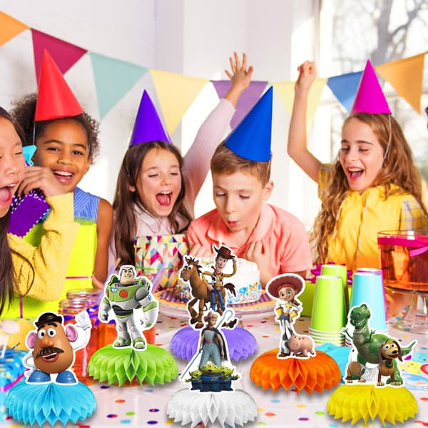 9 stk Toy Story bikakestruktur dekorasjon til fest