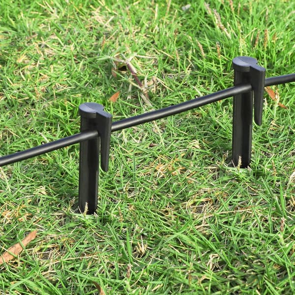 Robotgräsklippare Gränspinnar Markpinnar 100 St Svart Kabel 0,1-3,8 mm