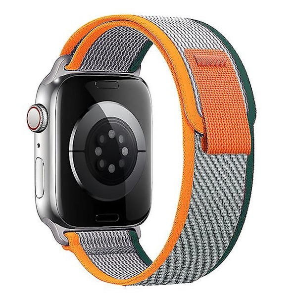 Trail Loop -ranneke Apple Watch -rannekkeelle 44mm 40mm 45mm 41mm 42mm 38mm 44 45mm Correa -rannekoru Iwatch Series 7 6 3 Watch 8 Ultra 49mm Musta Black 42 44 45 49mm