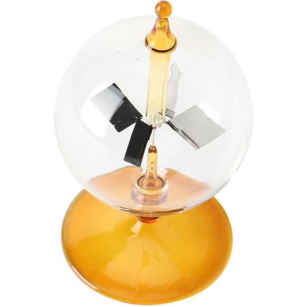 Crookes solenergi radiometer solenergi snurrende vindmølle gave hjemmekontor dekor
