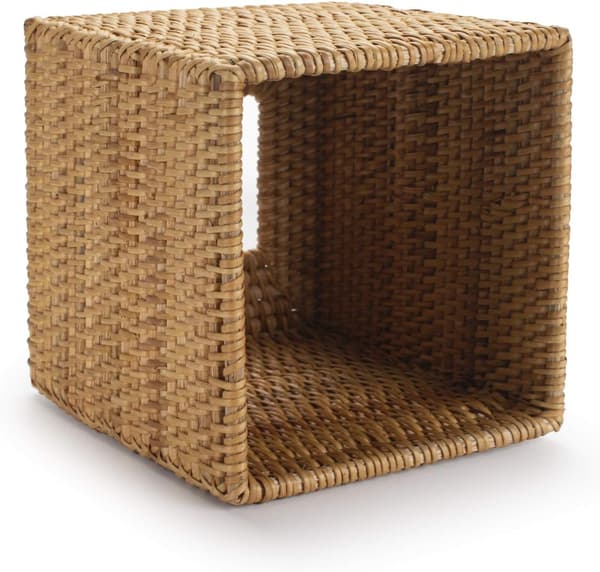 Rattan Tissue Box Square, Hand-woven Basket Tissue Holder-FX-