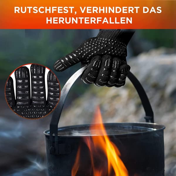 OUTDOUSE Värmebeständiga Grillhandskar 13,5 cm