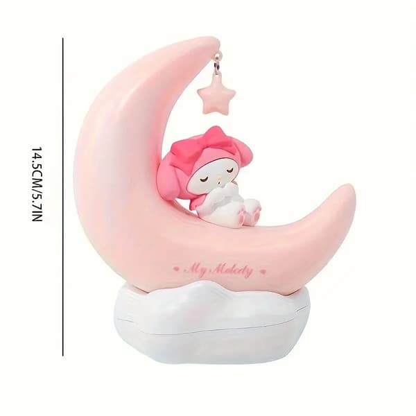 Sanrio Kuromi Cinnamoroll Måne LED-lampe USB-lading