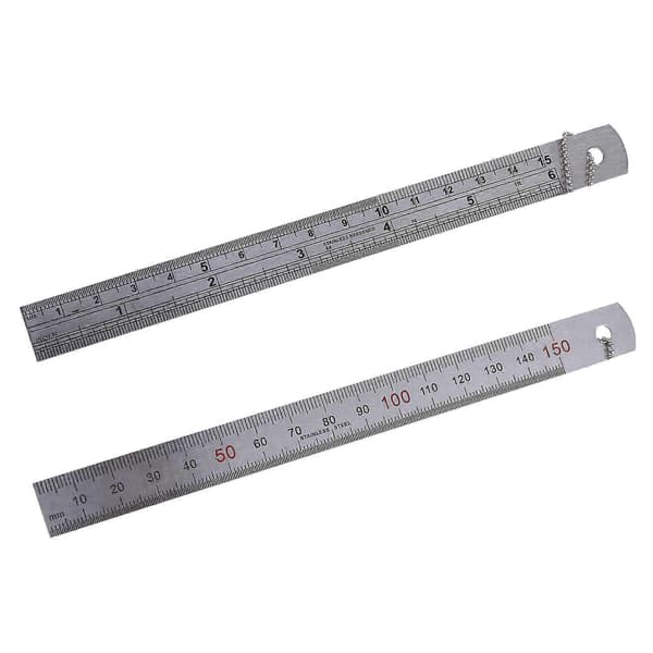2 stk Konisk Måler Kile Rustfrit Stål 1-15mm 1-15cm Metrisk/tomme Værktøj -Sy