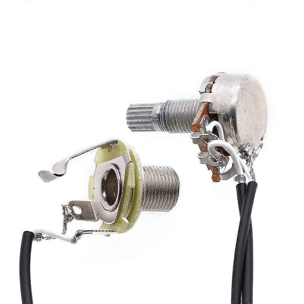 6,35 mm Piezo-pickup-transducer för akustisk gitarr, fiol, ukulele, banjo, mandolin och cigar box-gitarr