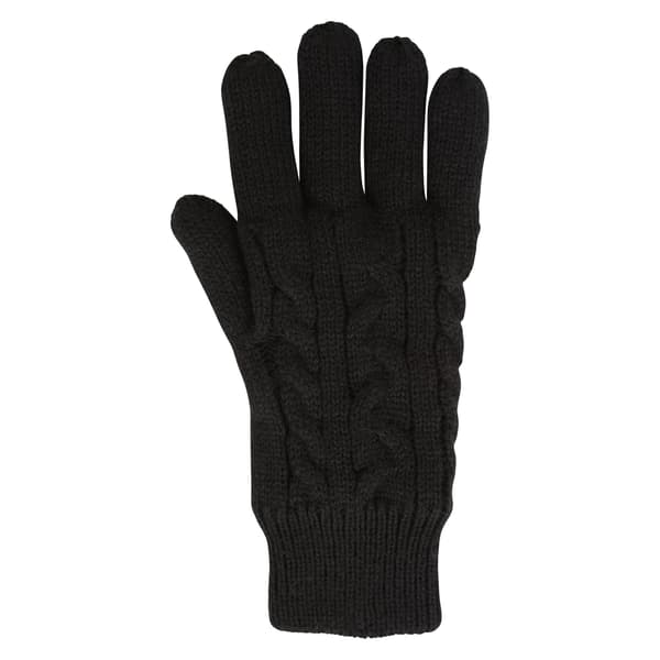 Mountain Warehouse Dame Isotherm Plys Handsker One Size Sort Sort Black One Size